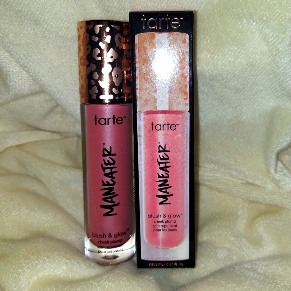 Tarte Maneater plump and glow blush in pink